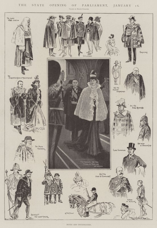 The State Opening of Parliament, 16 January by Ralph Cleaver