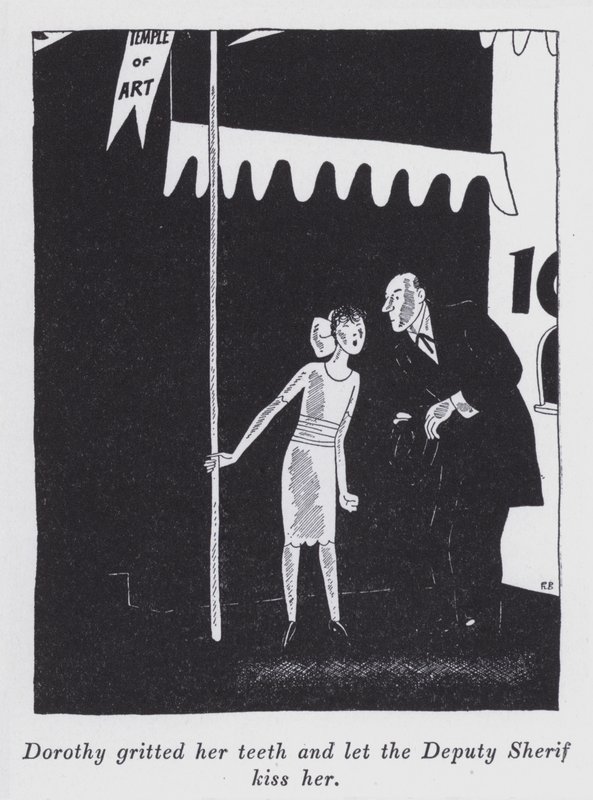 Illustration for "But Gentlemen Marry Brunettes" by Anita Loos by Ralph Barton