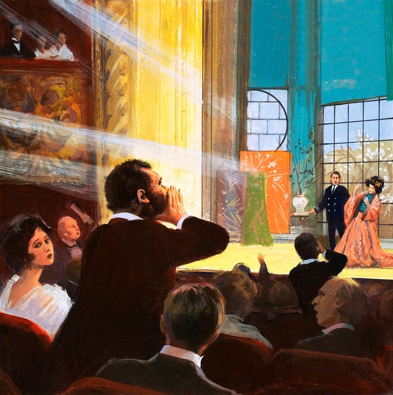 First performance of Madame Butterfly by Ralph Bruce