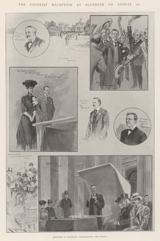 The Unionist Reception at Blenheim by Ralph Cleaver