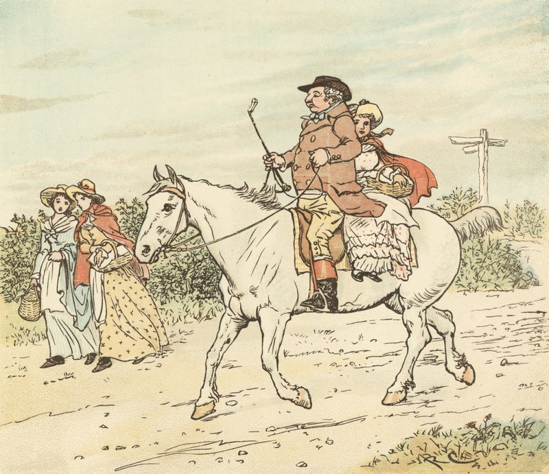 A Farmer Went Trotting upon His Grey Mare by Randolph Caldecott