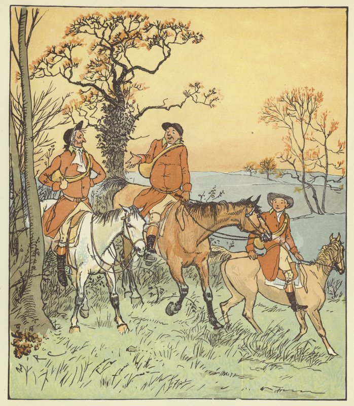 The Three Jovial Huntsmen by Randolph Caldecott