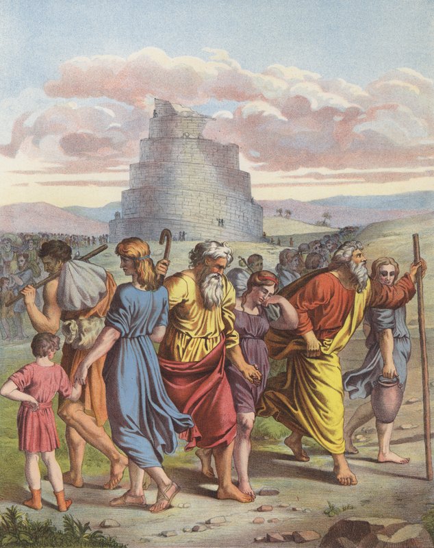 The Tower of Babel by after Raphael