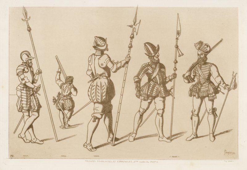 French and Spanish Troops from the Second Half of the 16th Century by Raphael Jacquemin