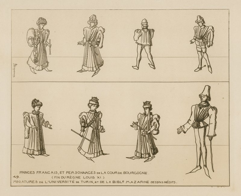 French princes and characters of the Burgundian court by Raphael Jacquemin