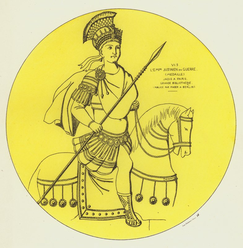 Emperor Justinian at War by Raphael Jacquemin