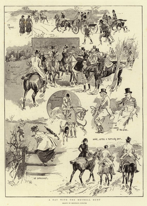 A Day with the Meynell Hunt by Reginald Thomas Cleaver