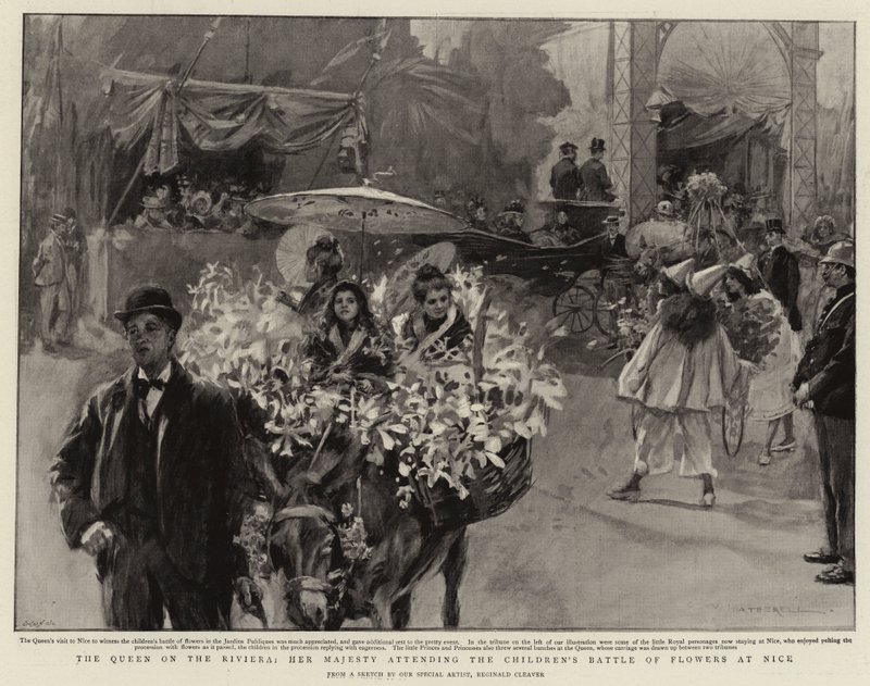 The Queen on the Riviera, Her Majesty attending the Children