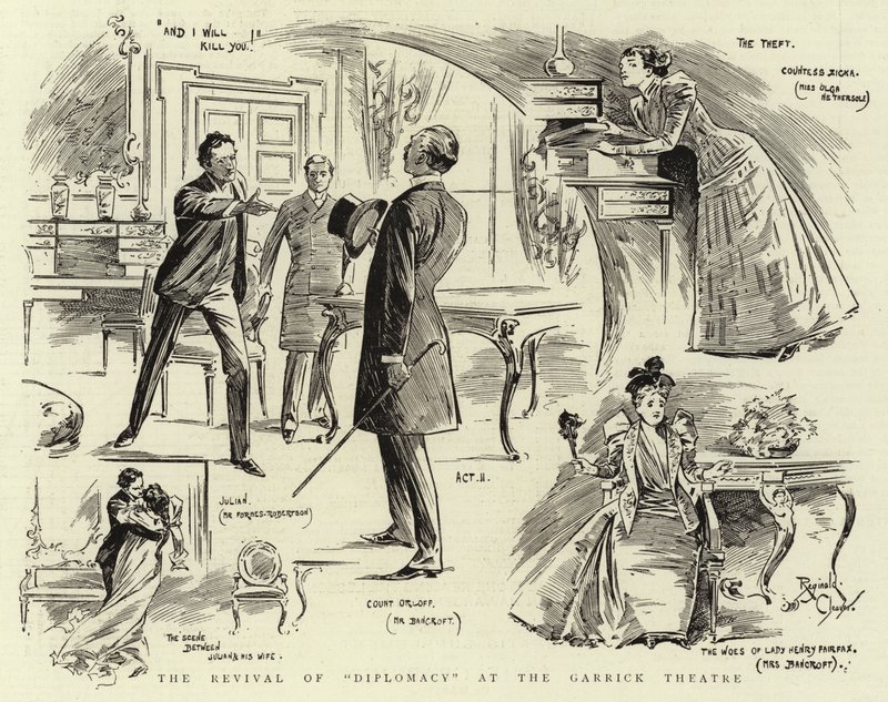 The Revival of "Diplomacy" at the Garrick Theatre by Reginald Thomas Cleaver