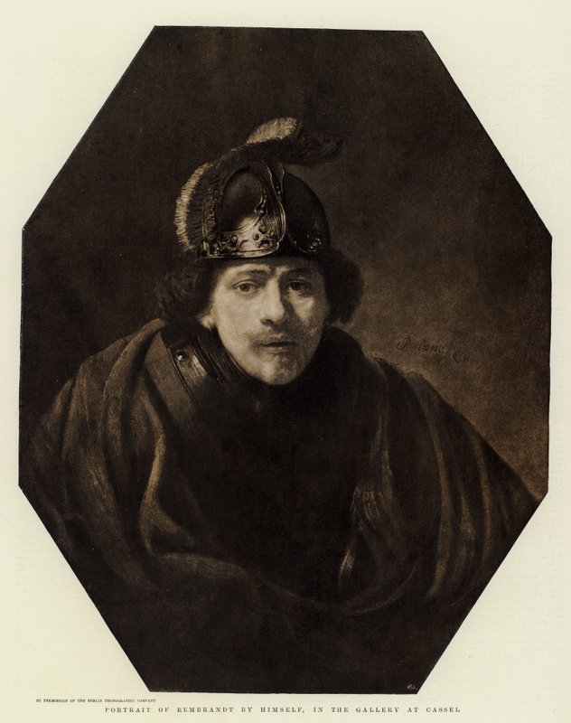 Portrait of Rembrandt by himself, in the Gallery at Cassel by Rembrandt van Rijn