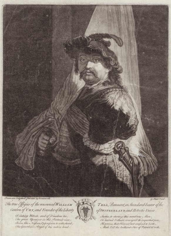 Portrait of William Tell by Rembrandt van Rijn