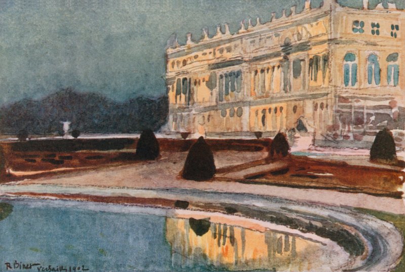 Palace from the Southern Parterre, Versailles by Rene Binet