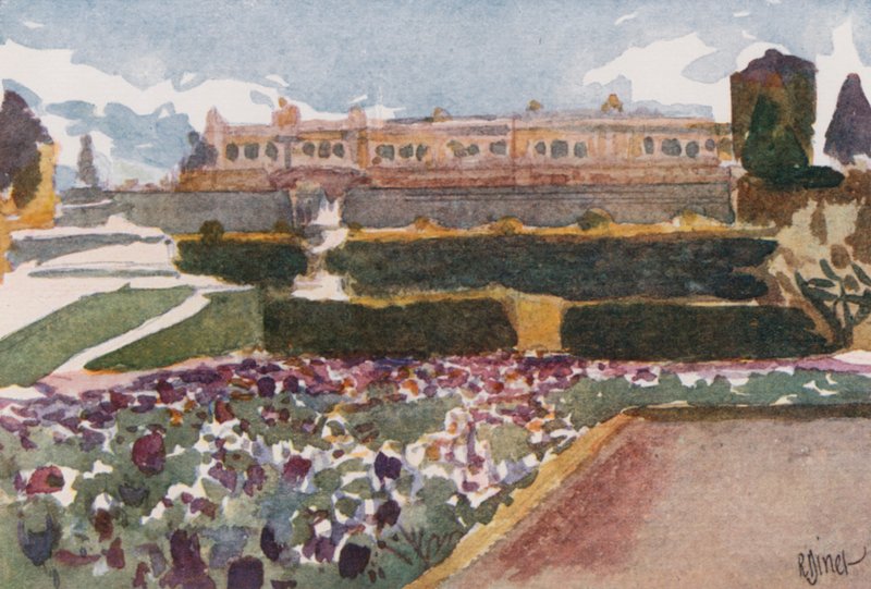 Parterre of Latona, Versailles by Rene Binet