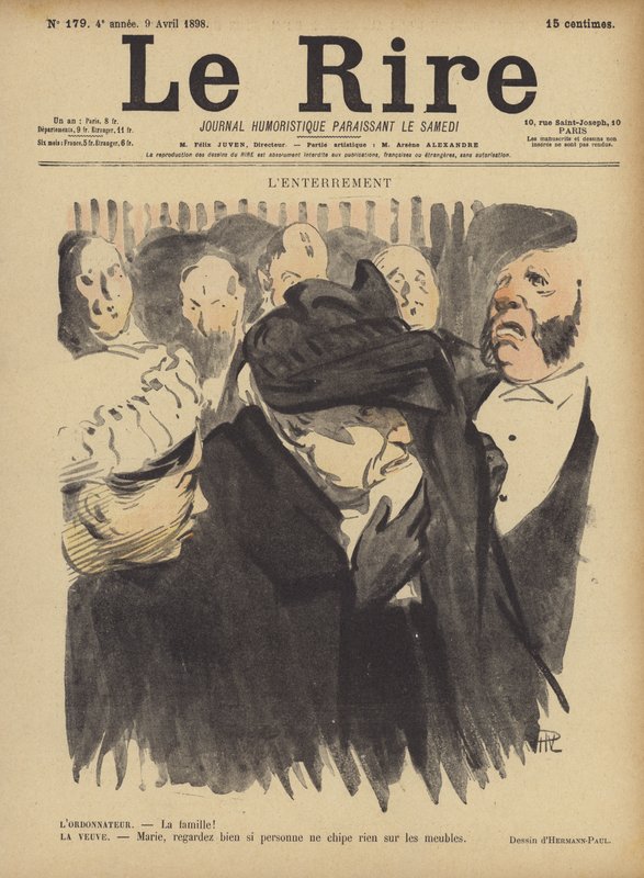 Illustration for Le Rire by Rene George Hermann Paul