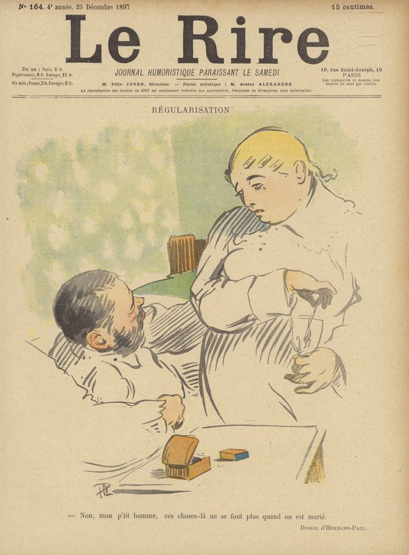 Illustration for Le Rire by Rene George Hermann Paul