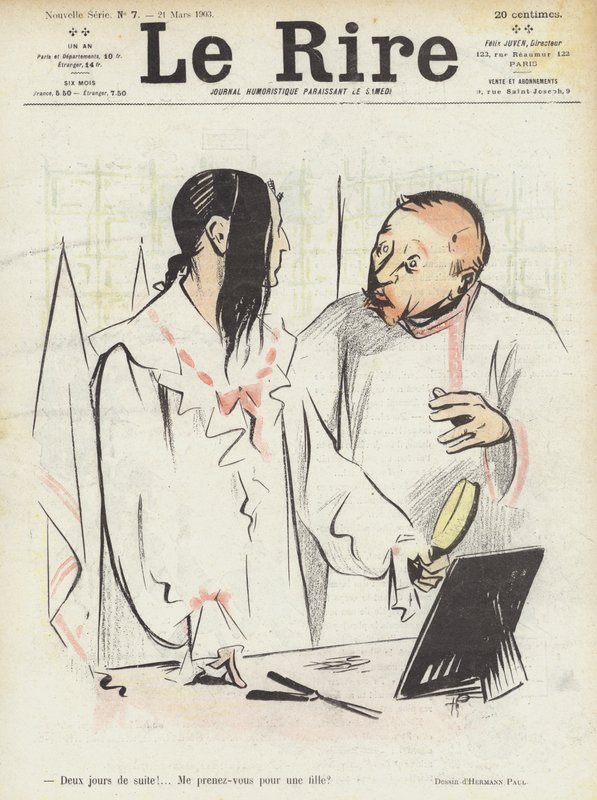 Illustration for Le Rire by Rene George Hermann Paul