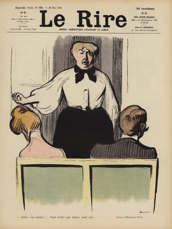 Illustration for Le Rire by Rene George Hermann Paul