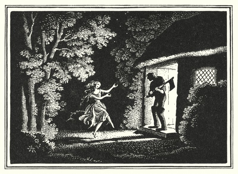 Hans Christian Andersen: The Red Shoes by Rex (after) Whistler