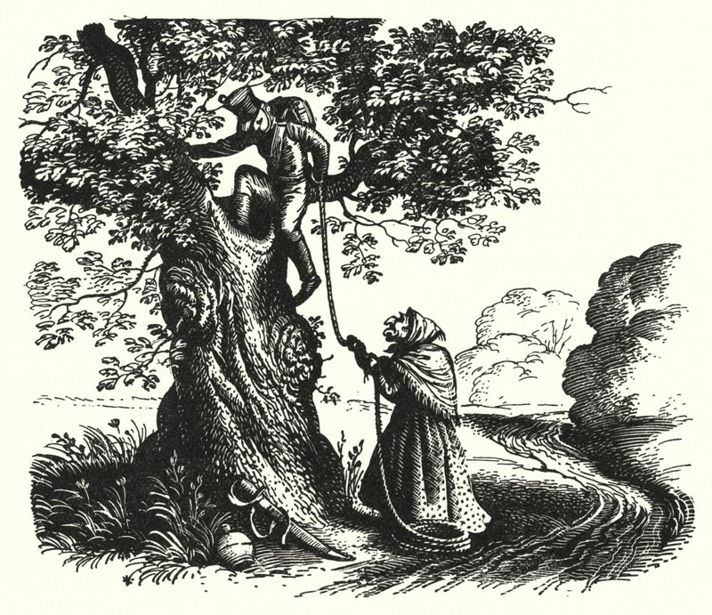 Hans Christian Andersen: The Tinder-Box by Rex (after) Whistler