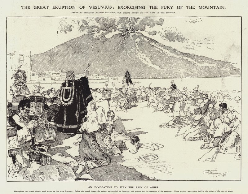 The Great Eruption of Vesuvius: Exorcising the Fury of the Mountain by Riccardo Pellegrini