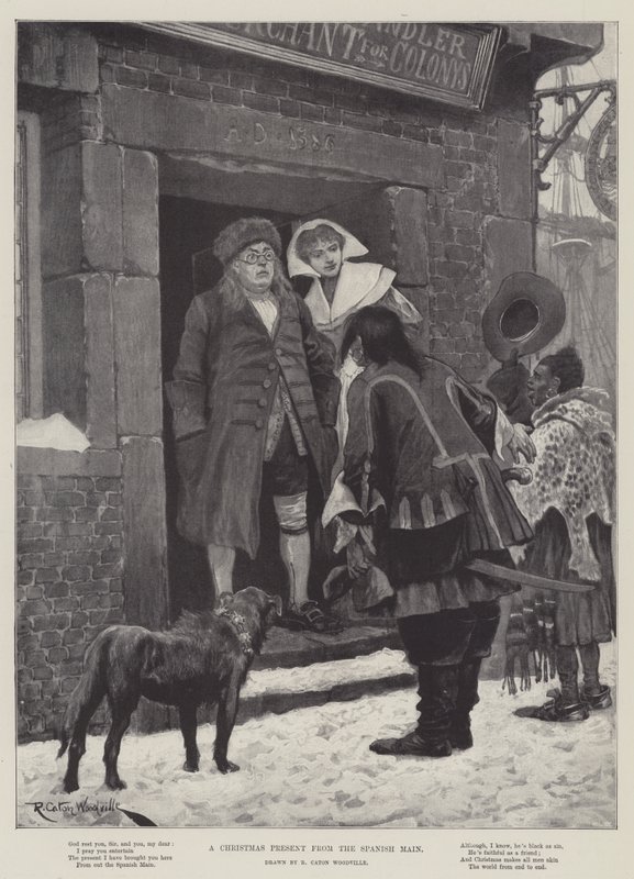 A Christmas Present from the Spanish Main by Richard Caton Woodville junior