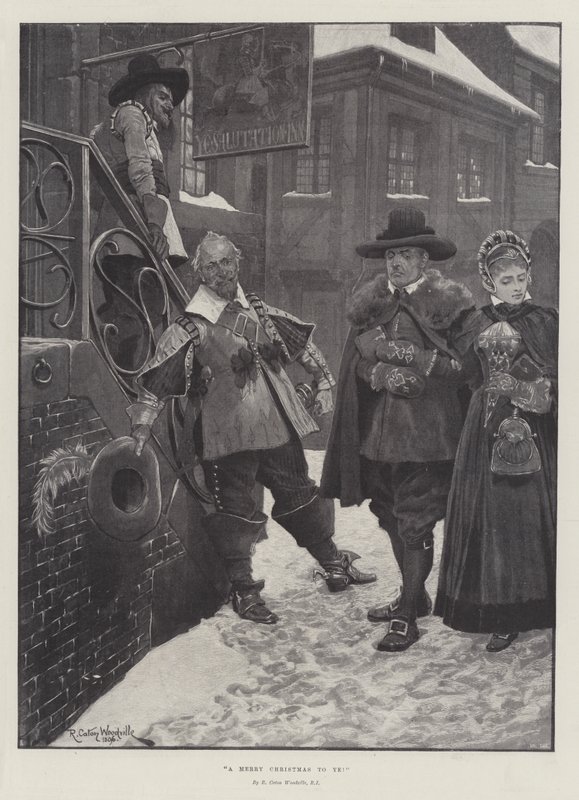 A Merry Christmas To Ye! by Richard Caton Woodville junior