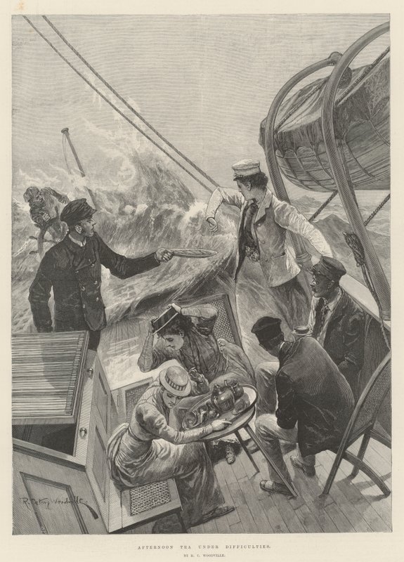 Afternoon Tea under Difficulties by Richard Caton Woodville junior