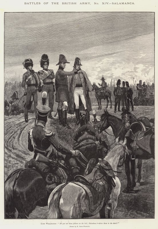 Battles of the British Army, Salamanca by Richard Caton Woodville junior