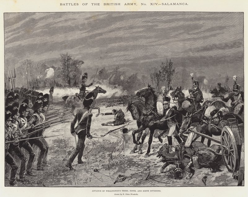 Battles of the British Army, Salamanca, Advance of Wellington