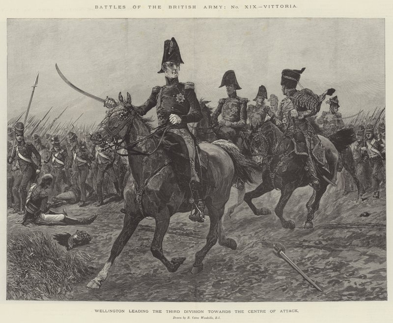 Battles of the British Army, Vittoria by Richard Caton Woodville junior