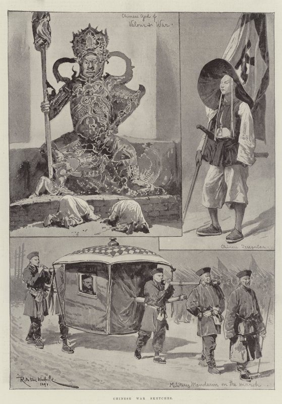 Chinese War Sketches by Richard Caton Woodville junior