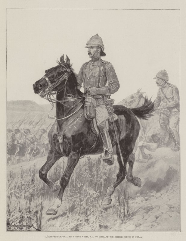 Lieutenant-General Sir George White, VC, to Command the British Forces in Natal by Richard Caton Woodville junior