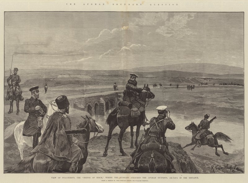 The Afghan Boundary Question by Richard Caton Woodville junior