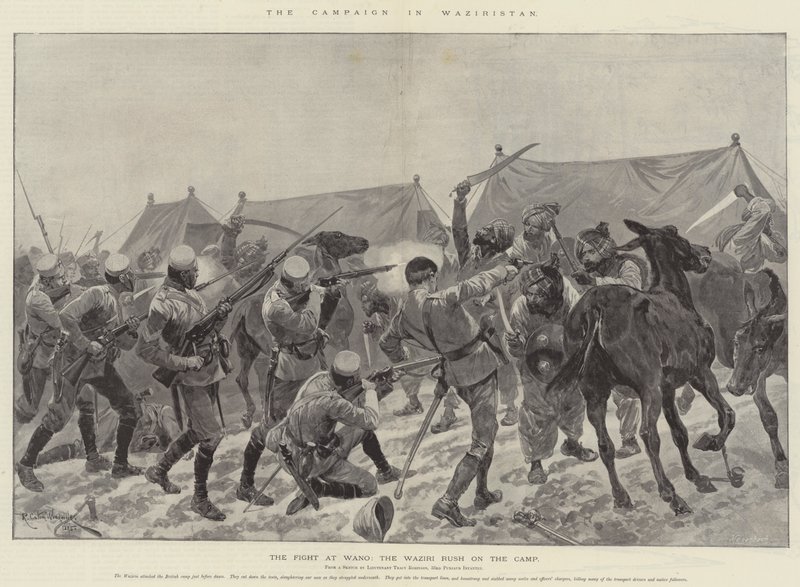 The Campaign in Waziristan by Richard Caton Woodville junior