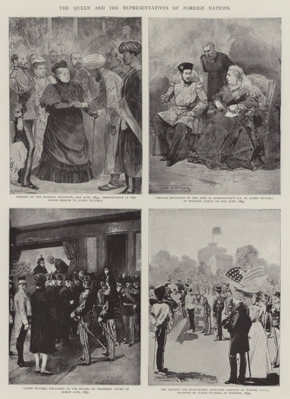 The Queen and the Representatives of Foreign Nations by Richard Caton Woodville junior