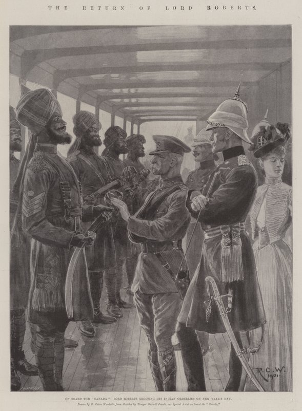 The Return of Lord Roberts by Richard Caton Woodville junior