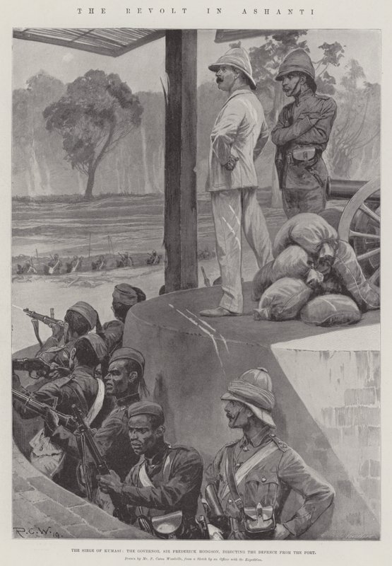 The Revolt in Ashanti by Richard Caton Woodville junior