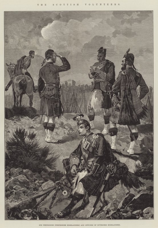 The Scottish Volunteers by Richard Caton Woodville junior