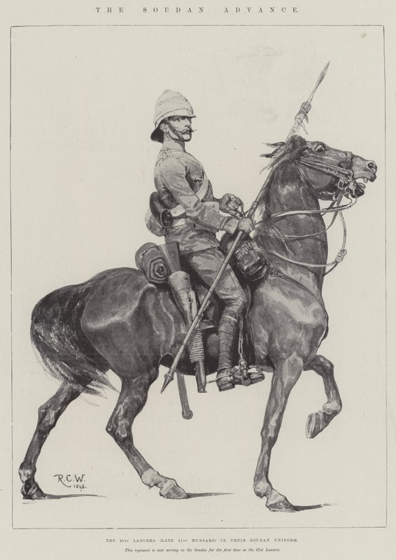 The Soudan Advance by Richard Caton Woodville junior