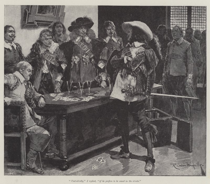 Under the Red Robe, by Stanley J Weyman by Richard Caton Woodville junior