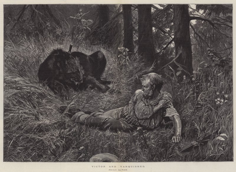 Victor and Vanquished by Richard Caton Woodville junior
