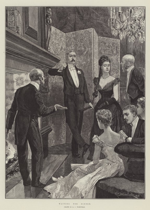 Waiting for Dinner by Richard Caton Woodville junior