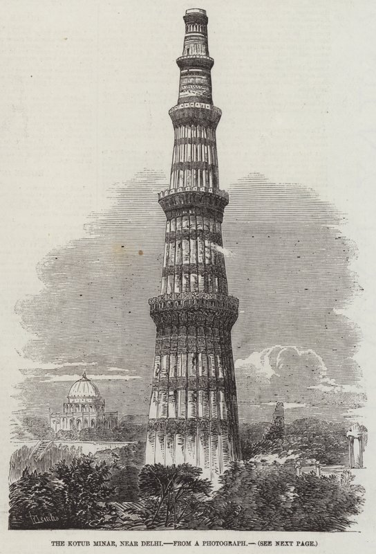 The Kotub Minar, Near Delhi by Richard Principal Leitch