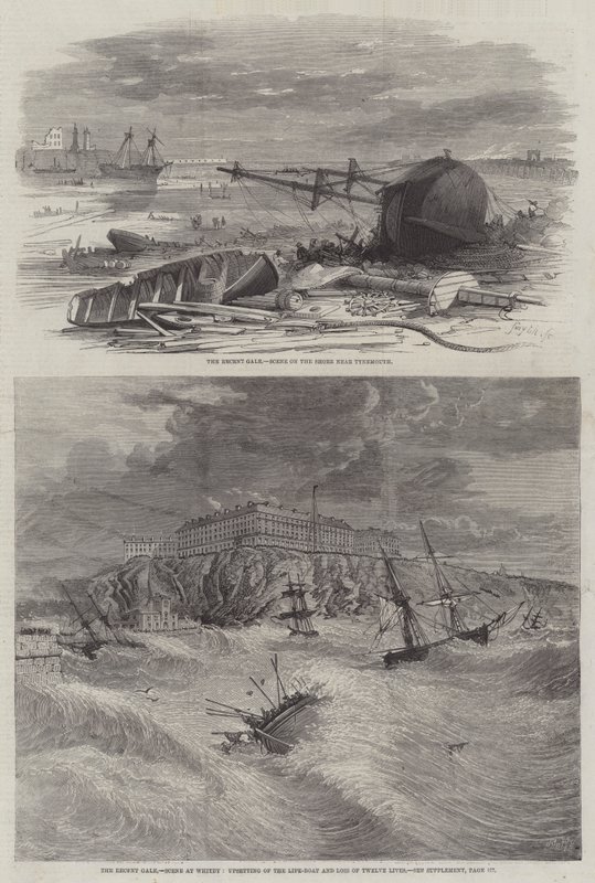 The Recent Gale by Richard Principal Leitch