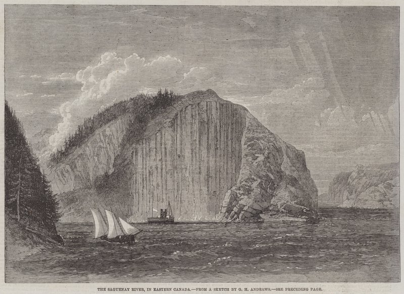 The Saguenay River, in Eastern Canada by Richard Principal Leitch