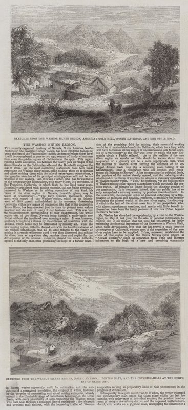 The Washoe Mining Region by Richard Principal Leitch