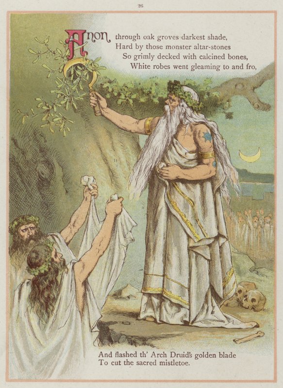 Page from Upstream by Richard Andre, Druids by Richard Andre