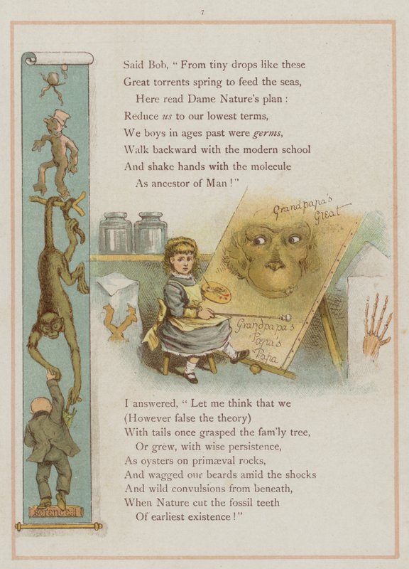 Page from Upstream by Richard Andre; Evolution by Richard Andre