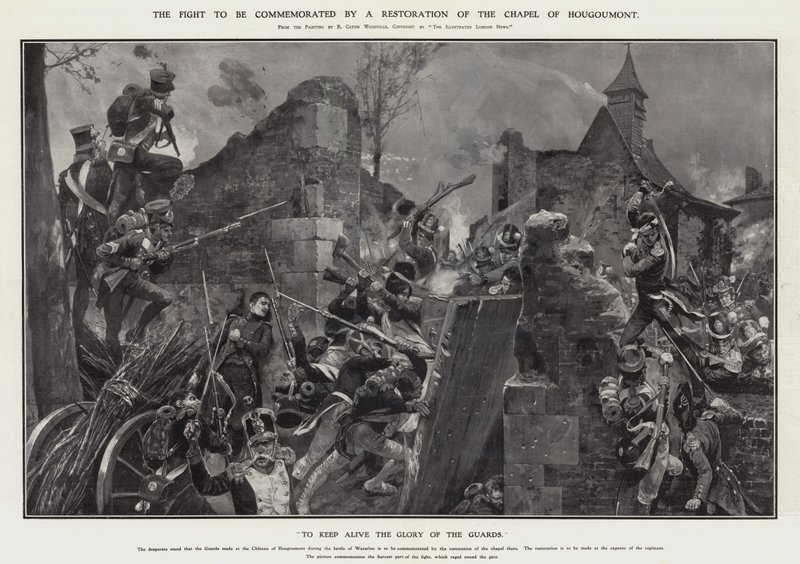 To Keep Alive the Glory of the Guards by Richard Caton II (after) Woodville