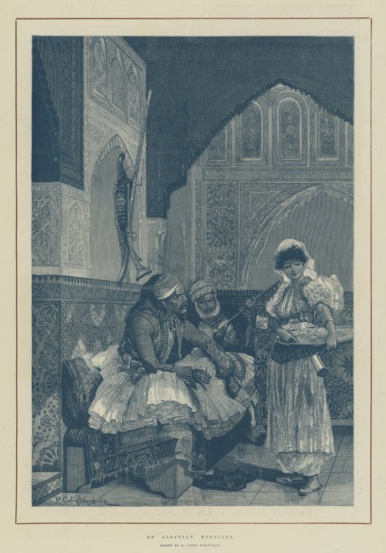 An Albanian Morgiana by Richard Caton Woodville junior